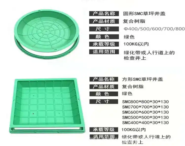 三才镇树脂复合种植井盖展示